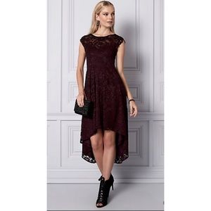 Le Chateau plum lace dress